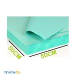 کاغذ کرپ بسته بندی استریل سبز اسکای ۵۰×۵۰ سانت