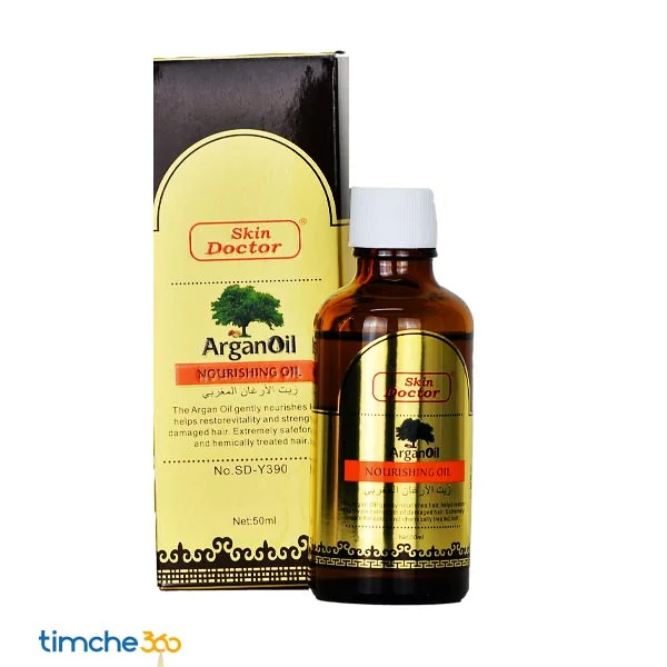 روغن آرگان صورت و مو دکتر اسکین حجم ۵۰ میلی لیتر