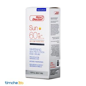 کرم ضد آفتاب بی رنگ دکتر اسکین SPF60+ مناسب انواع پوست ۱۵۰ میل